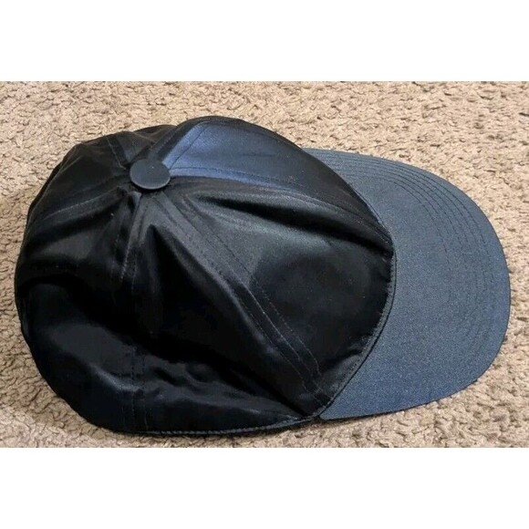 Acne Studios Classic Navy Blue Black Men's Cap O/S - Picture 2 of 4